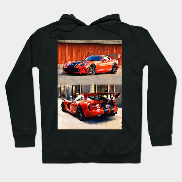 Dodge Viper ACR Hoodie by d1a2n3i4l5